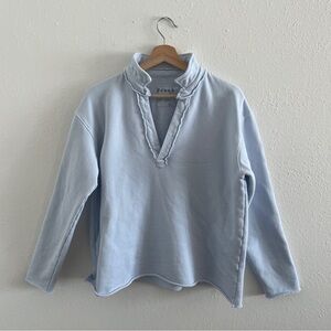 Frank & Eileen Patrick Long Sleeve Triple Fleece Popover Henley Sweatshirt